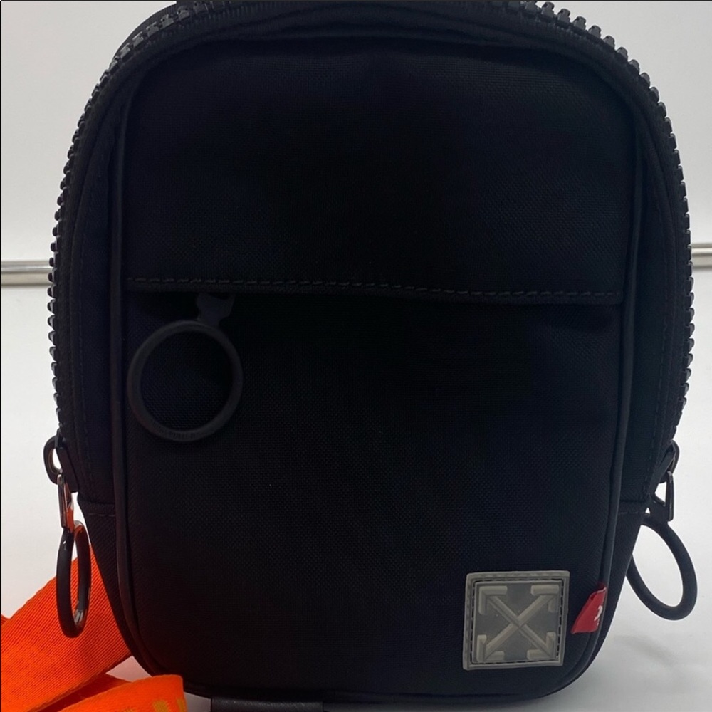 Off-White Black Tape Mini Messenger Bag